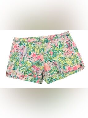 Lilly Pulitzer Shorts Callahan Women Womens Short Athletic Size 12 Big Flirt